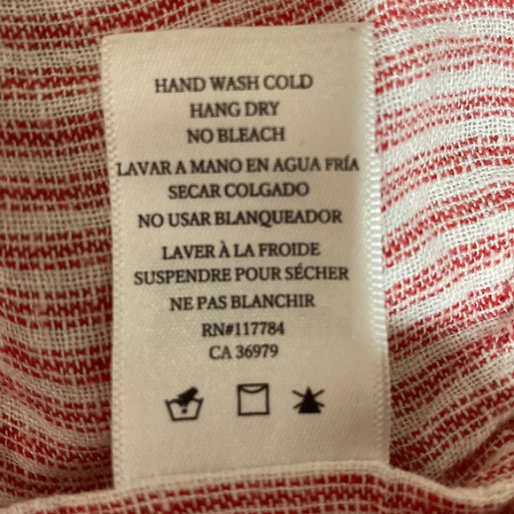 Rails Marti Scarlet‎ Stripe Top Size S - Picture 7 of 9